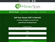 Tablet Screenshot of moneyteamproperties.com